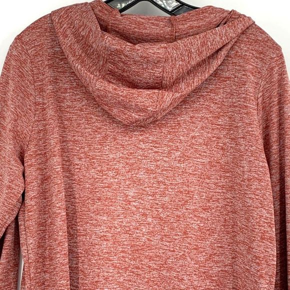 Womens Nike Hooded Running Top Marl Red Large EUC 2599 pullover - Picture 6 of 8